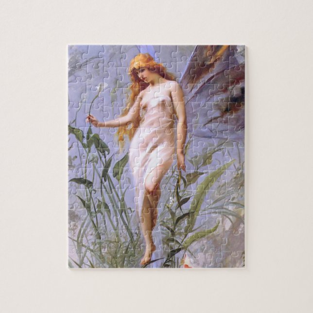 Puzzle Luis Ricardo Falero : Fée de lis (Vertical)