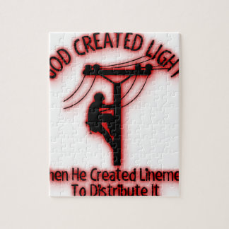 Puzzle Lumière créée par Dieu - bible drôle, conception