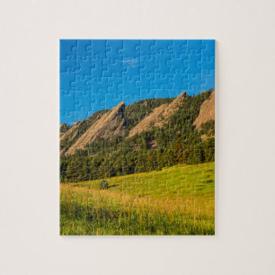 Puzzle Lumière d'or de lever de soleil de Boulder le