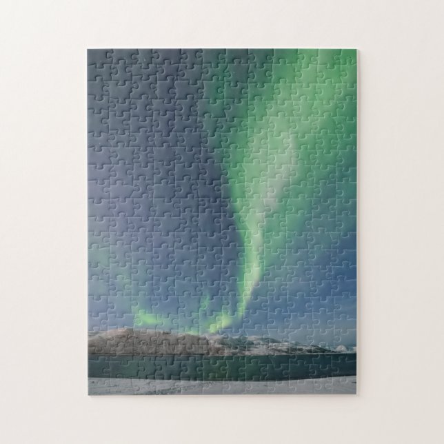 Puzzle Lumières du Nord en Norvège (Vertical)
