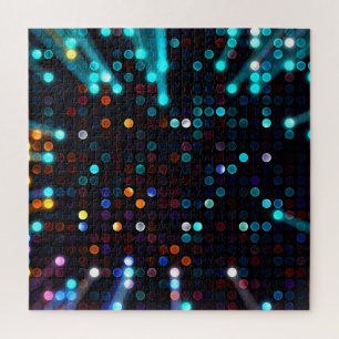 Puzzle Lumières glamour : Papier peint de mode Abstrait