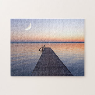 Puzzle Lune sur la passerelle de Buscharner   Lac de Star
