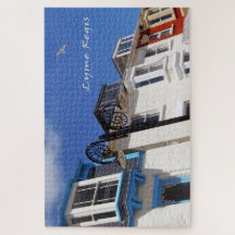Lyme Regis, Bâtiments En Bord De Mer. 