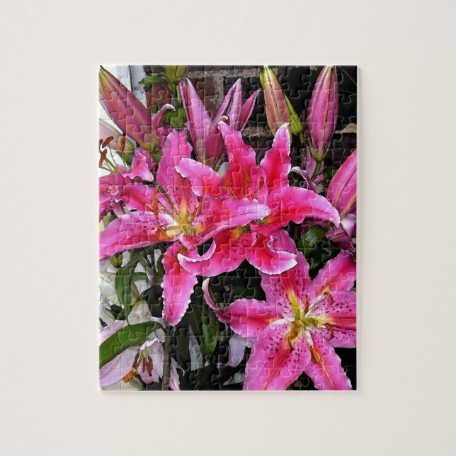 Puzzle Lys Stargazer rose (Vertical)