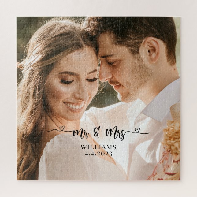 Puzzle M. et Mme Mariage Couple (Vertical)