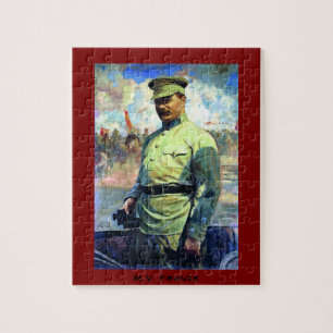 Puzzle M. Frunze - officier soviétique, Armée rouge - CCC
