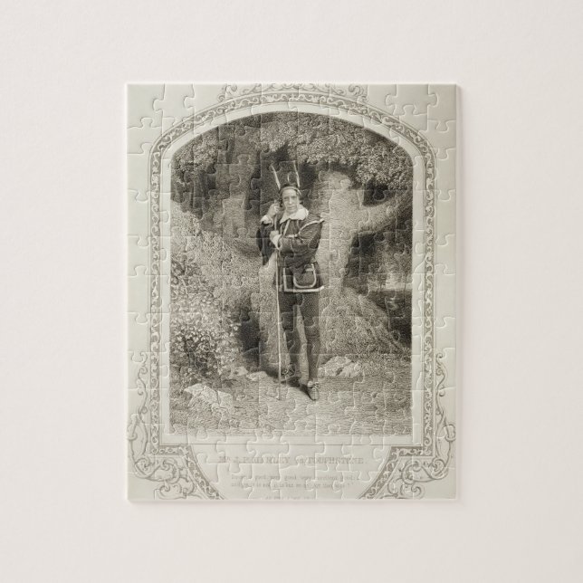 Puzzle M.J.P. Harley comme Touchstone, scène 1 de l'acte (Vertical)