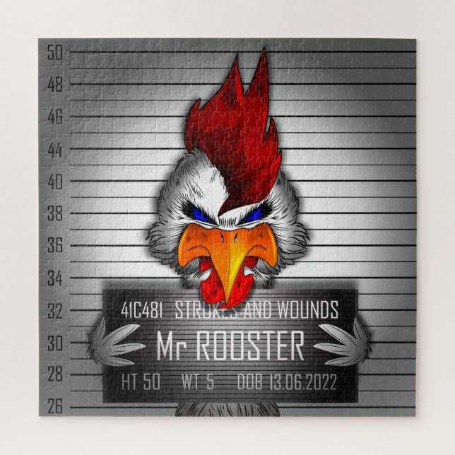Puzzle M. Rooster (Vertical)