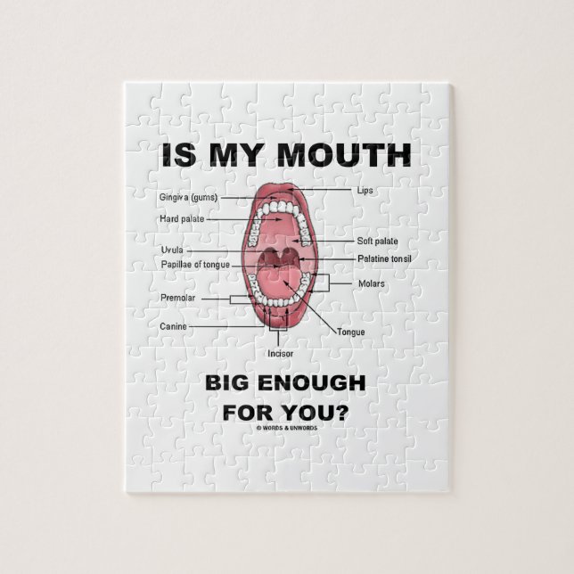 Puzzle Ma bouche est-elle assez grande pour vous ? (Vertical)