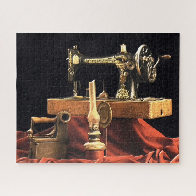 Puzzle Machine à coudre vintage (Horizontal)