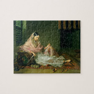Puzzle Madame musulmane Reclining, 1789 (huile sur la