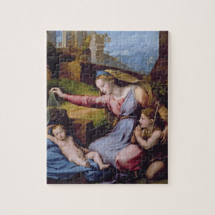 Puzzle Madonna du diadème bleu ou Madonna de t