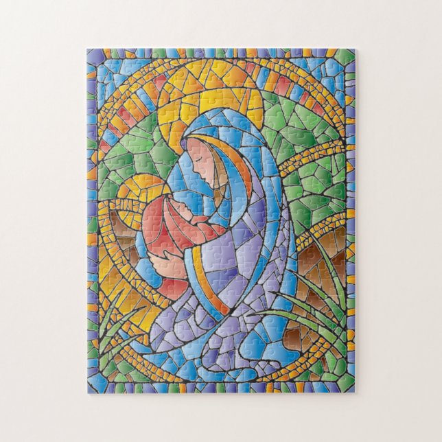 Puzzle Madonna et Jésus (Vertical)