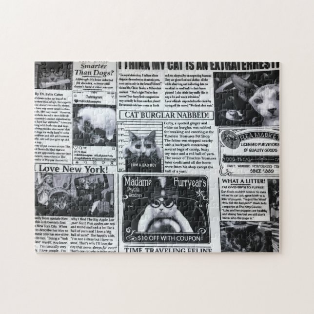 Puzzle Magazine de chats (Horizontal)