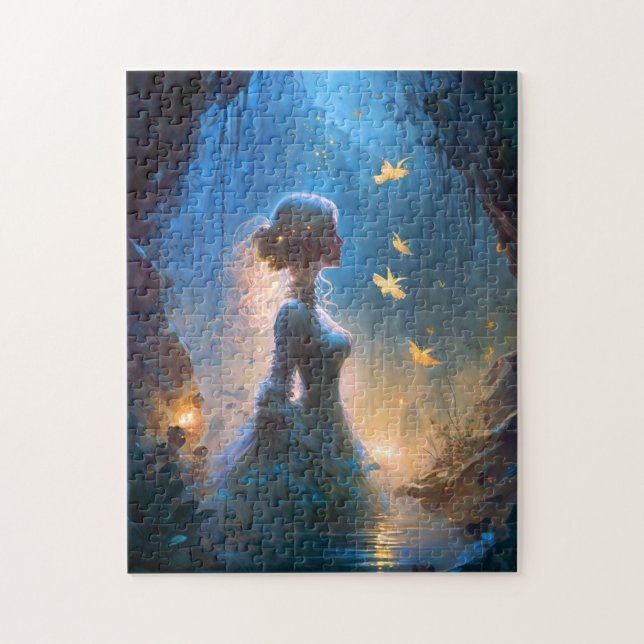 Puzzle Magical Lady In Water Imaginaire Art (Vertical)