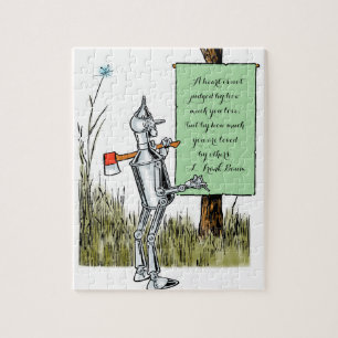Puzzle Magicien vintage de Oz, l'Homme de Fer blanc lisan
