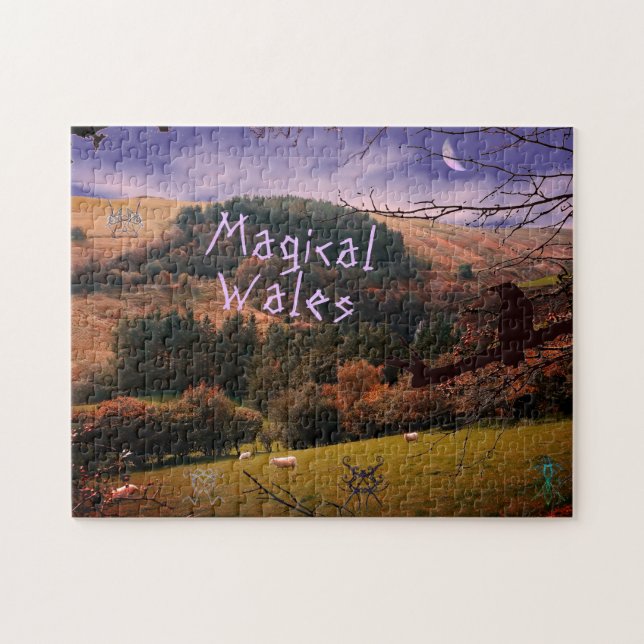 Puzzle Magique Galles Pennant Valley Mystère Symbole Corb (Horizontal)