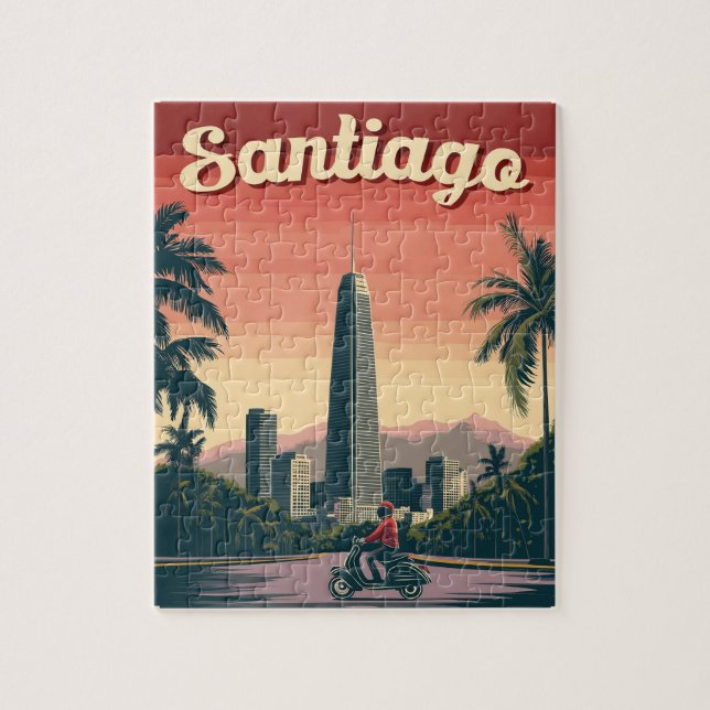 Puzzle Magnifique Santiago, Chili (Vertical)
