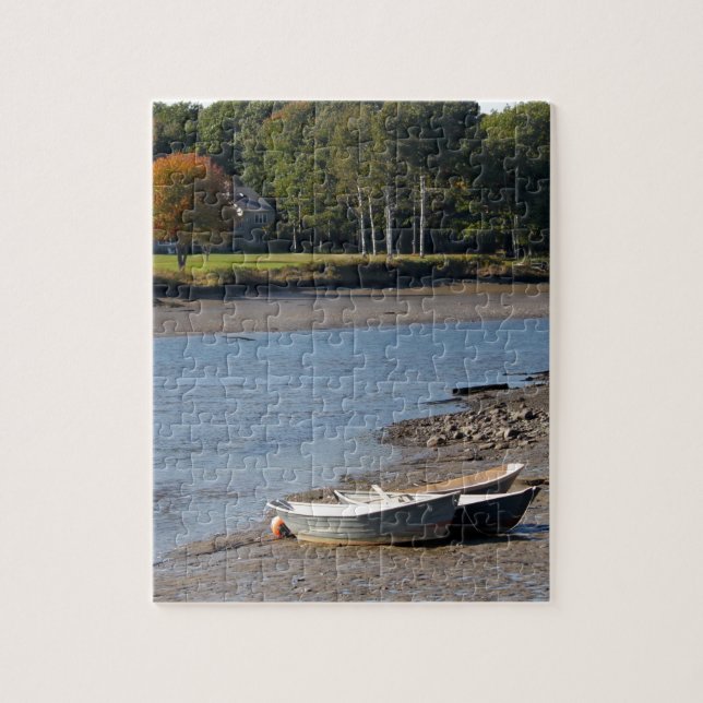 Puzzle Maine Rowboats Photo (Vertical)