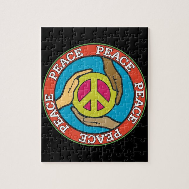 Puzzle Mains de paix (Vertical)