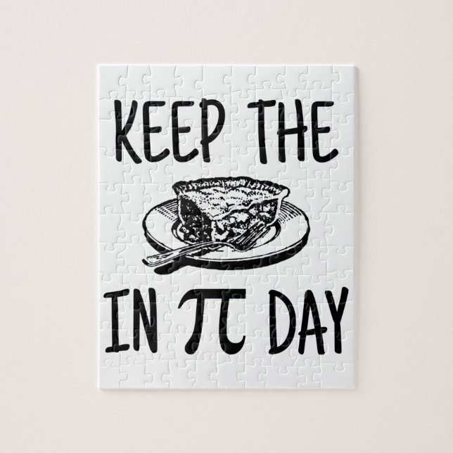 Puzzle Maintenez le tarte dans le jour de pi (Vertical)