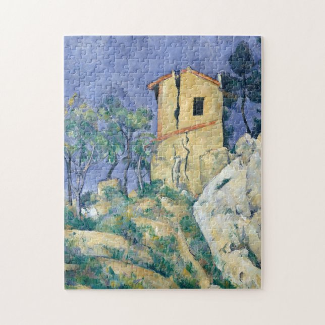 Puzzle Maison aux murs craqués Paul Cezanne Post Imp (Vertical)