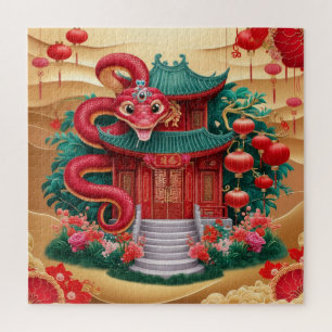 Puzzle Maison Bois Serpent