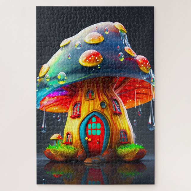 Puzzle Maison de champignons Ai (Vertical)