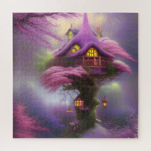 Puzzle Maison de Fée Fleur de Cerisier Fantastique