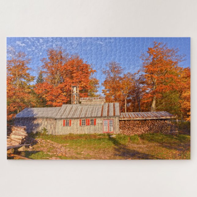 Puzzle Maison du sucre du Vermont (Horizontal)