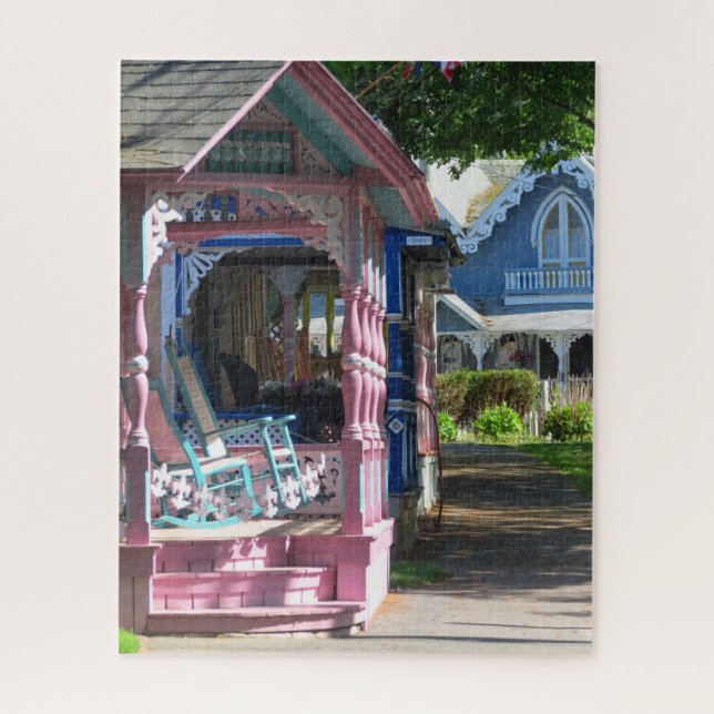 Puzzle Maisons alignées - Martha's Vineyard (Vertical)