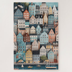 Puzzle Maisons De Style Bergen