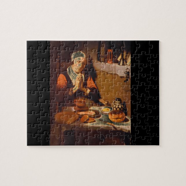 Puzzle Maîtres d'un Praying_Dutch de dame âgée (Horizontal)