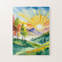 Puzzle: Majestät bei Sonnenaufgang