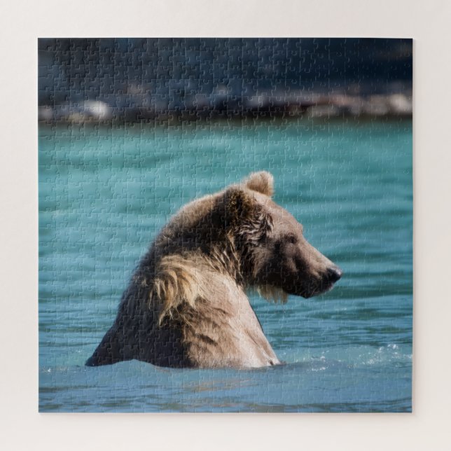 Puzzle Majestic Alaskan Brown Bear (Vertical)