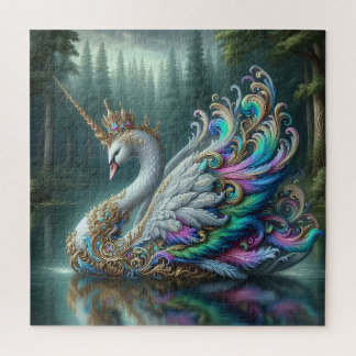 Puzzle Majestic Unicorn Swan