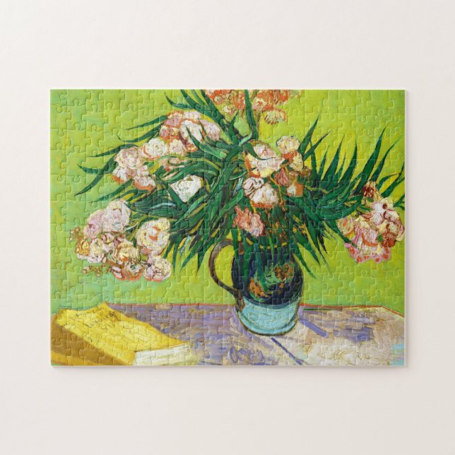 Puzzle Majolica Jar Branches Oleander Vincent van Gogh (Horizontal)