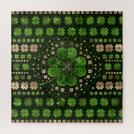Puzzle Malachite et or