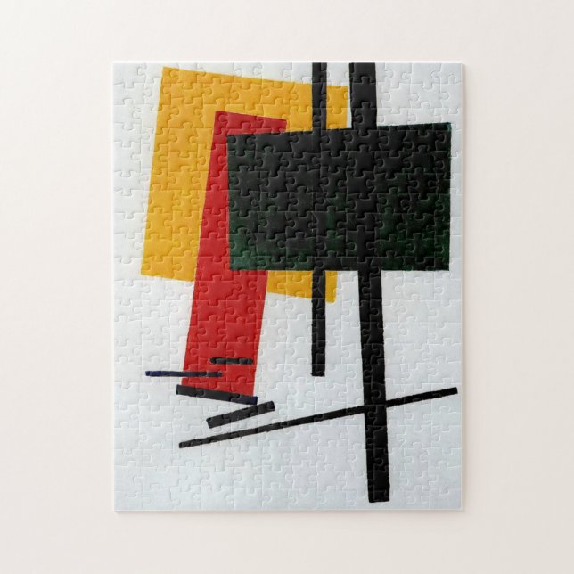 Puzzle Malevich - Suprematisme 1915, célèbre art abstrait (Vertical)