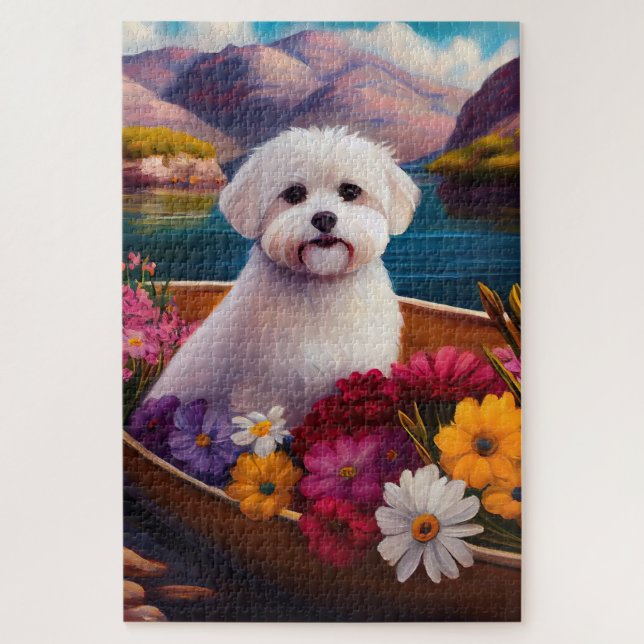 Puzzle Maltais à la pagaie : une aventure Pittoresque (Vertical)