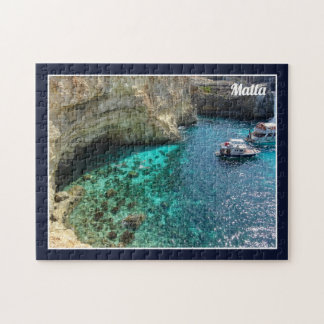 Puzzle Malte Comino Blue Lagoon Eau bleu turquoise