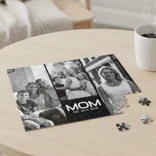 Puzzle Maman a établi Bold Black 3 Photo 