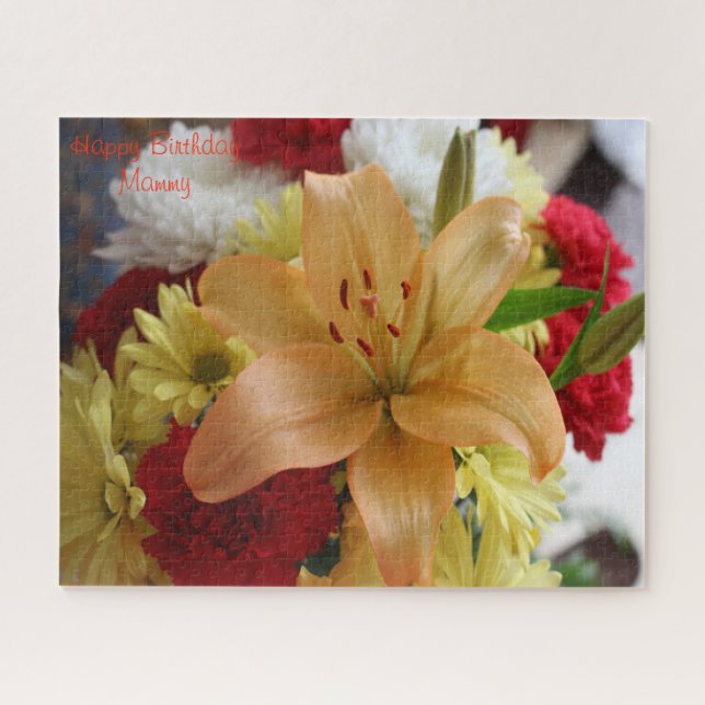 Puzzle Maman d'anniversaire. (Horizontal)