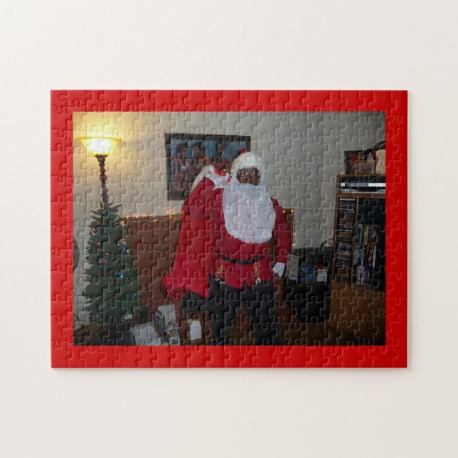 Puzzle Maman de Père Noël sur la toile fraîche CC0000 (Horizontal)