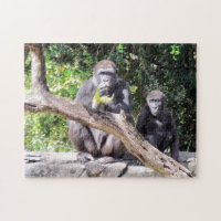 Puzzle Maman et Baby Gorilla