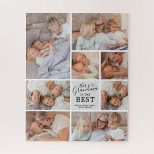 Puzzle Mamie est le meilleur collage de photos
