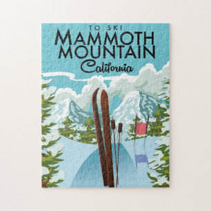 Puzzle Mammoth Mountain California to ski