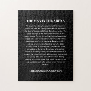 Puzzle Man In The Arena Theodore Roosevelt