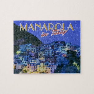 Puzzle Manarola Italie Carte postale Voyage d'été