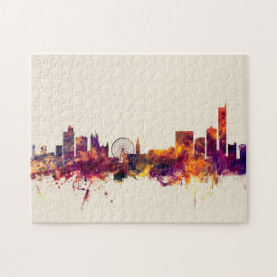 Puzzle Manchester England Skyline
